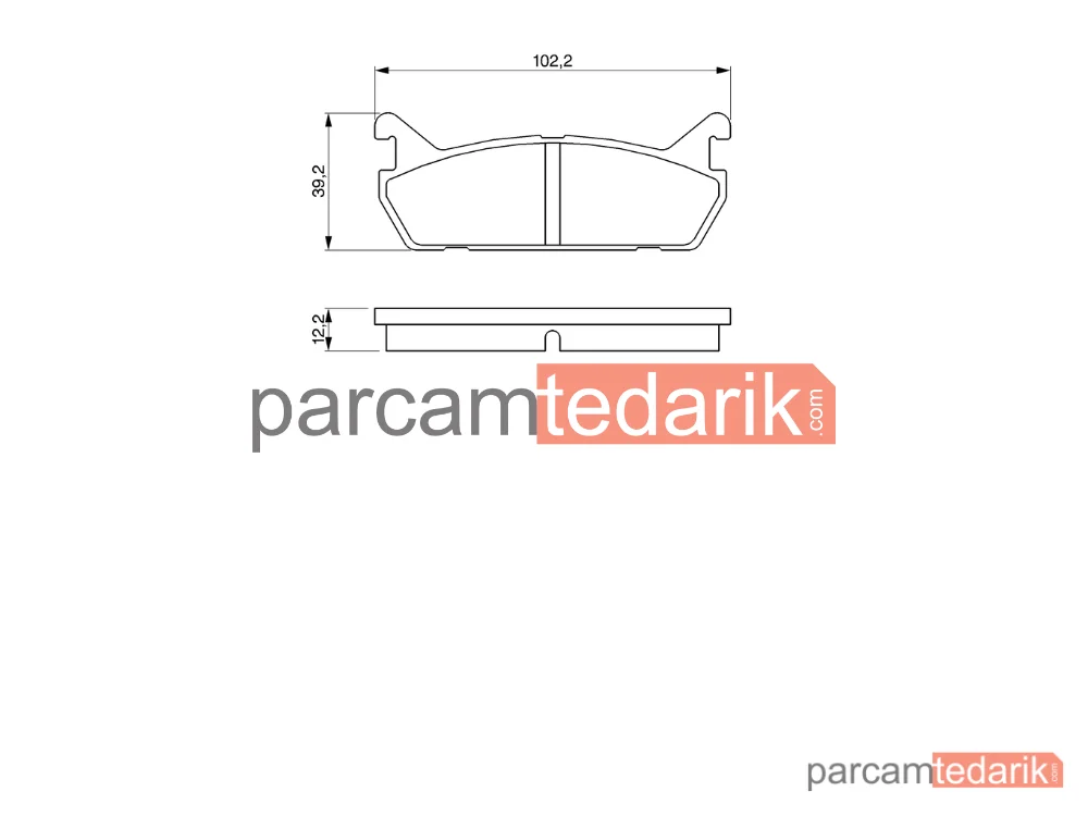 BOSCH 0986461146 | Fren Balatası (Arka) — Mazda 323 C IV, Mazda 323 F IV, Daihatsu Applause I