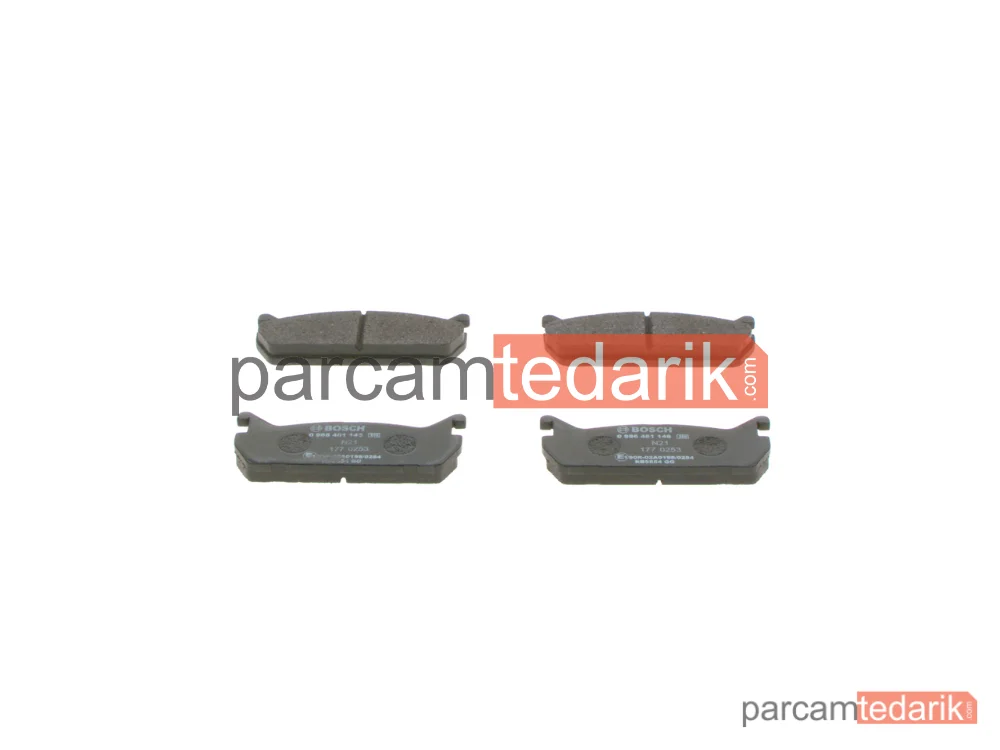 0986461146 | Fren Balatası (Arka) — Mazda 323 C IV, Mazda 323 F IV, Daihatsu Applause I