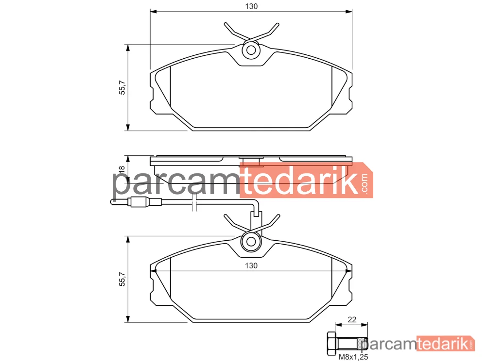 BOSCH 0986461765 | Fren Balatası — Renault Laguna I Grandtour, Renault Laguna I, Renault Megane Scénic