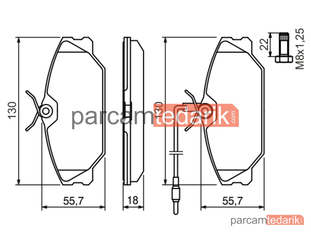 BOSCH 0986461765 | Fren Balatası — Renault Laguna I Grandtour, Renault Laguna I, Renault Megane Scénic