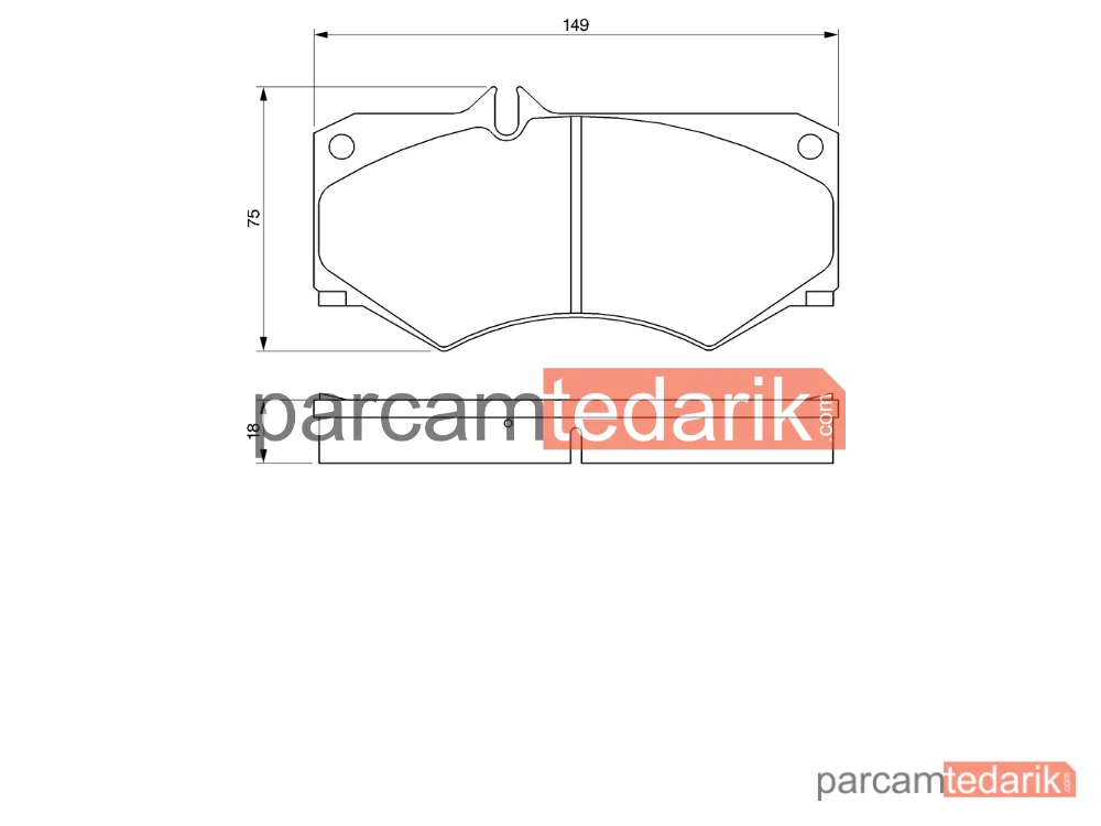 BOSCH 0986467841 | Fren Balatası (Ön) — Mercedes-Benz G-Serisi, Mercedes-Benz T1, Puch G-Modell