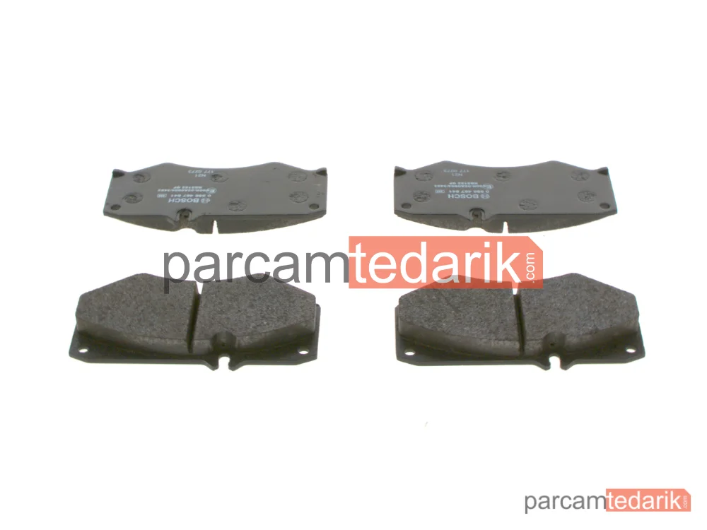 BOSCH 0986467841 | Fren Balatası (Ön) — Mercedes-Benz G-Serisi, Mercedes-Benz T1, Puch G-Modell