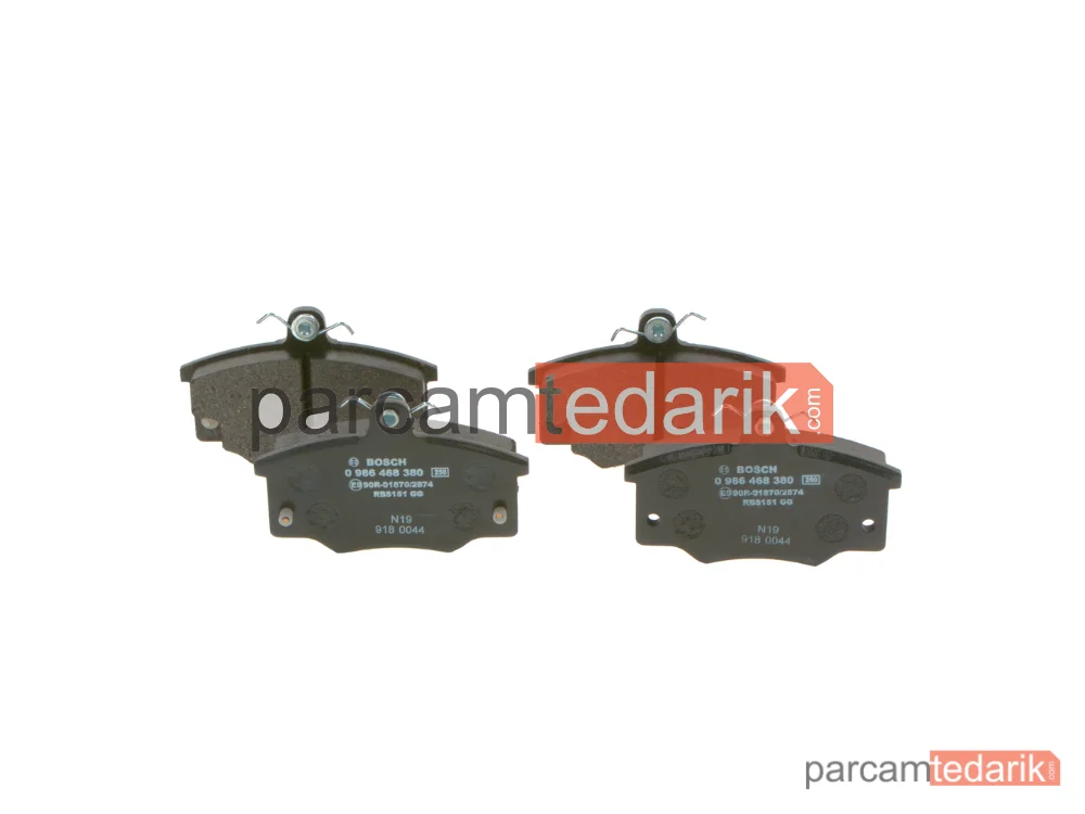 BOSCH 0986468380 | Fren Balatası — Fiat Tipo, Fiat Tempra S.w., Fiat Tempra
