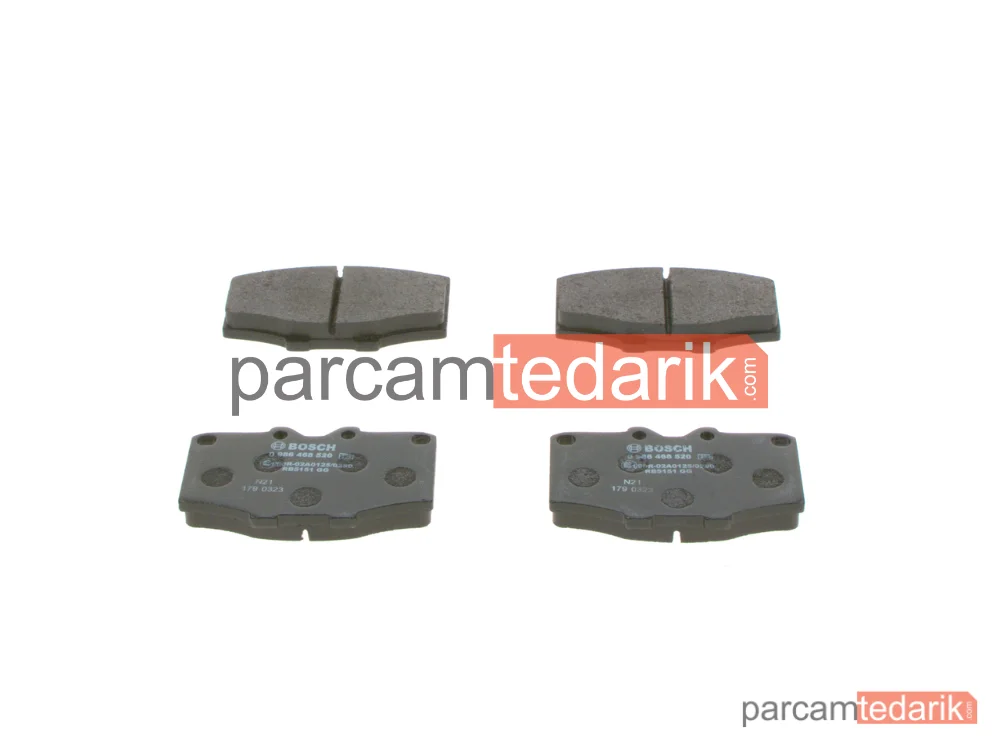 0986468520 | Fren Balatası (Ön) — Toyota Land Cruiser, Toyota Hilux IV Pick-Up