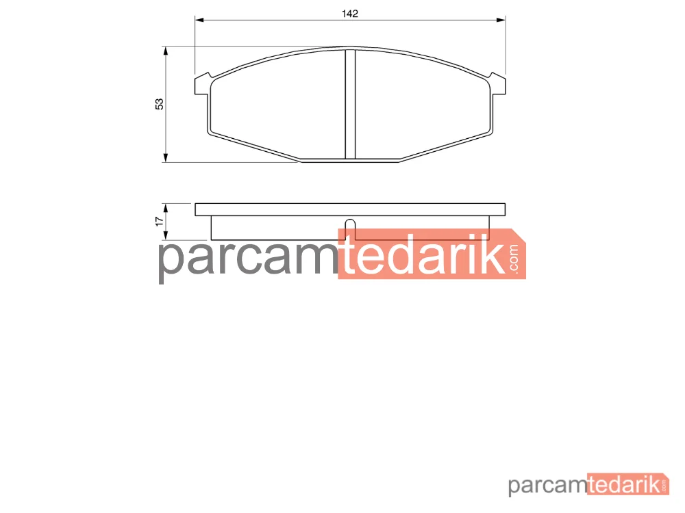 BOSCH 0986468630 | Fren Balatası (Ön) — Nissan Patrol III/1 Hardtop, Nissan Patrol III/2 Hardtop, Nissan 280ZX,ZXT