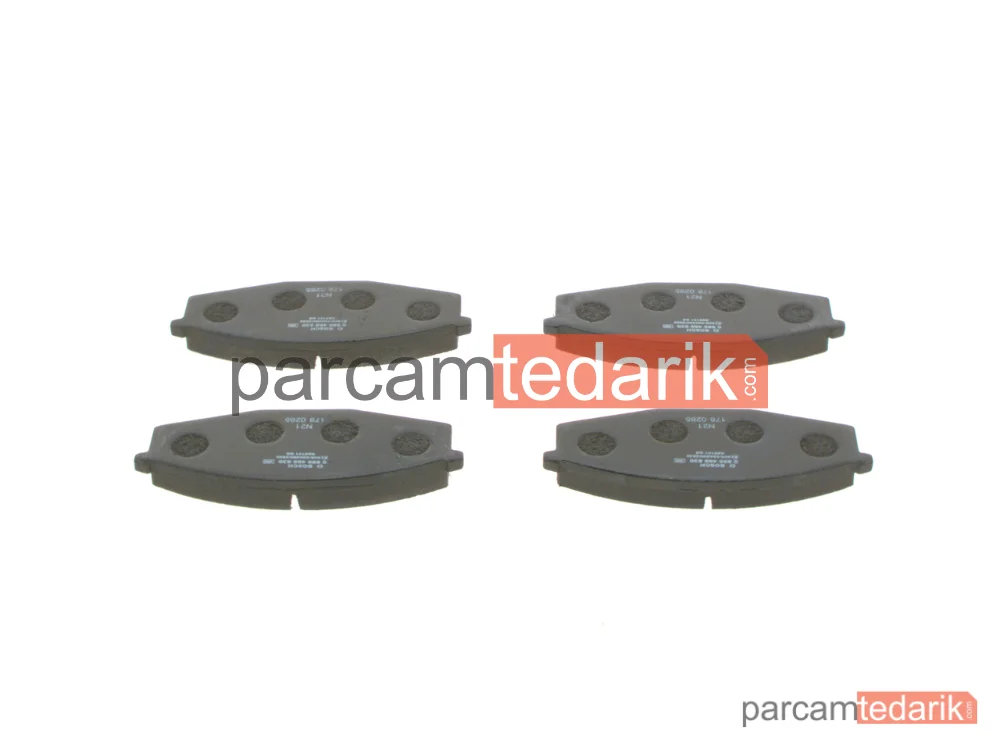 BOSCH 0986468630 | Fren Balatası (Ön) — Nissan Patrol III/1 Hardtop, Nissan Patrol III/2 Hardtop, Nissan 280ZX,ZXT