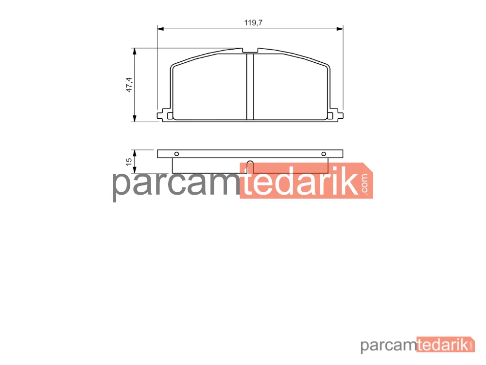 BOSCH 0986468701 | Fren Balatası (Ön) — Toyota Corolla Liftback, Toyota Corolla, Toyota Corolla Compact