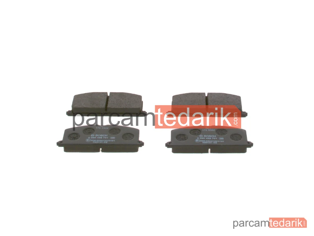 0986468701 | Fren Balatası (Ön) — Toyota Corolla Liftback, Toyota Corolla, Toyota Corolla Compact