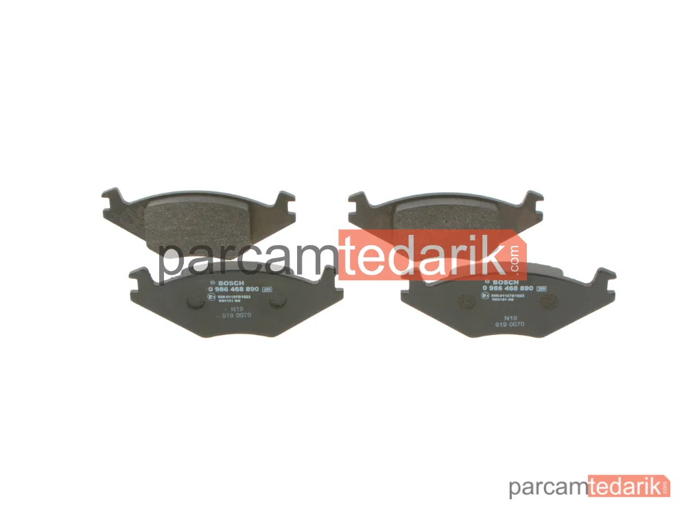 0986468890 | Fren Balatası (Ön) — VW Golf II, VW Jetta II, Seat Ibiza II