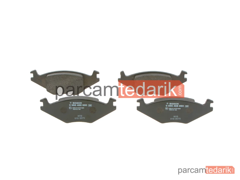 BOSCH 0986468890 | Fren Balatası (Ön) — VW Golf II, VW Jetta II, Seat Ibiza II