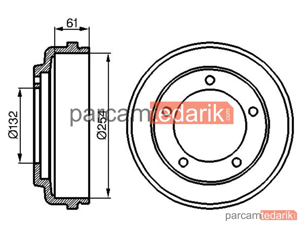 BOSCH 0986477048 | Fren Kampanası — Ford Transit, Ford Transit Tourneo