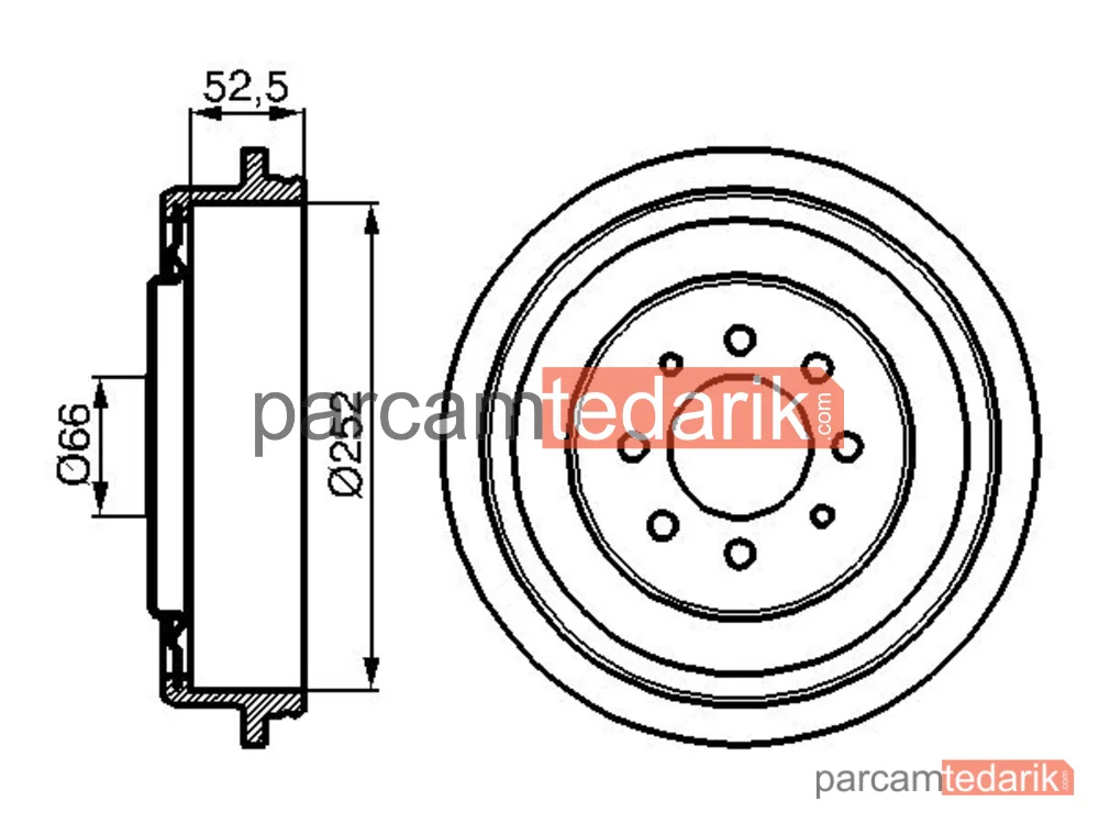 BOSCH 0986477067 | Fren Kampanası — Renault 21, Renault Kangoo Express, Renault Kangoo
