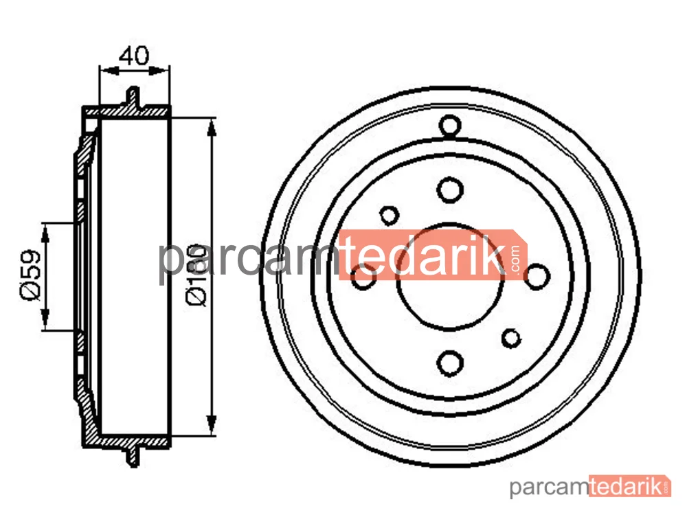 BOSCH 0986477083 | Fren Kampanası — Fiat Punto, Fiat Tipo, Fiat 500
