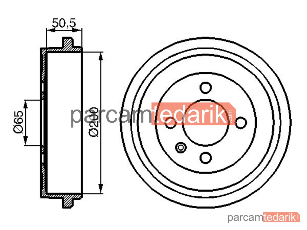 BOSCH 0986477106 | Fren Kampanası — Seat Cordoba Vario, Seat Cordoba, Seat Ibiza II