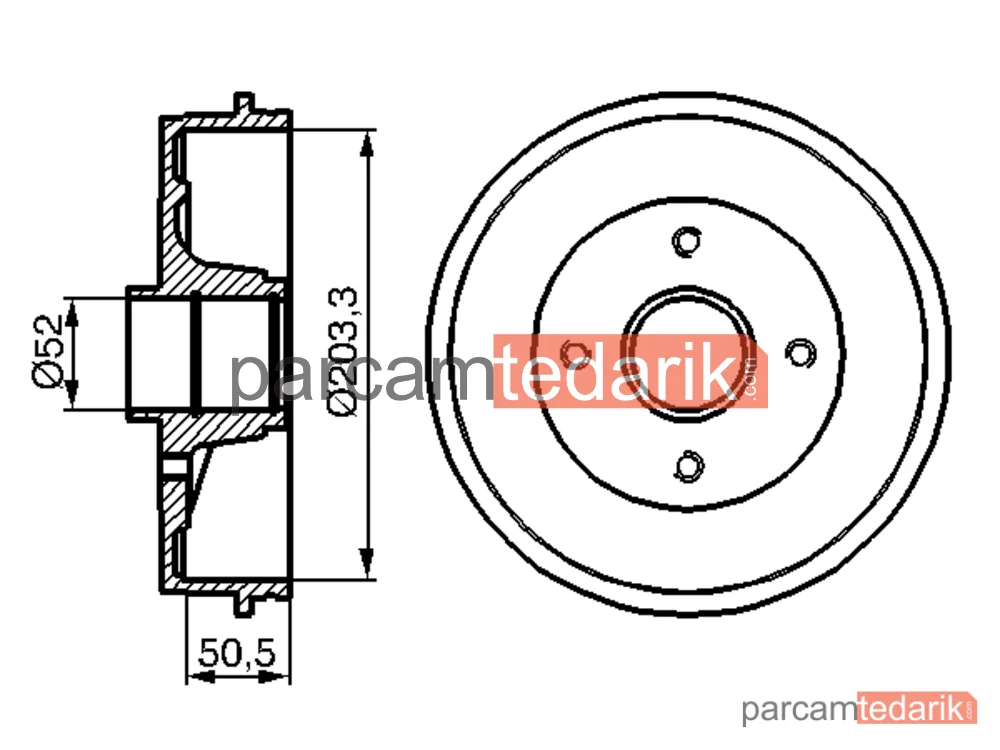 BOSCH 0986477120 | Fren Kampanası — Renault Megane I, Renault Megane I Classic, Renault Clio II