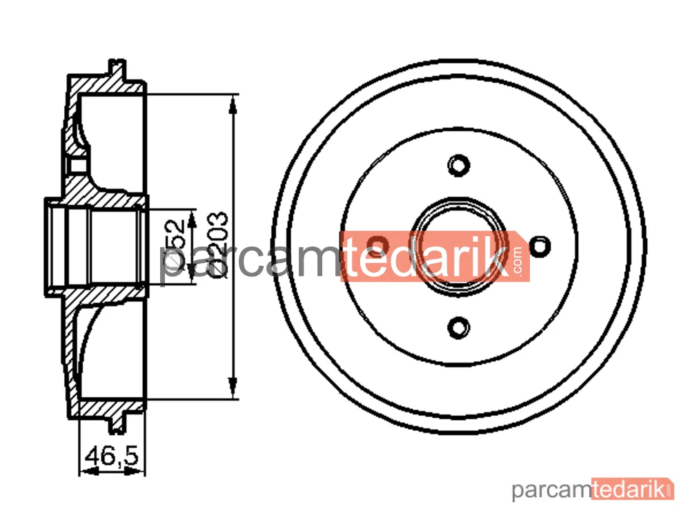 BOSCH 0986477124 | Fren Kampanası — Citroen Saxo, Peugeot 106 II, Peugeot 206