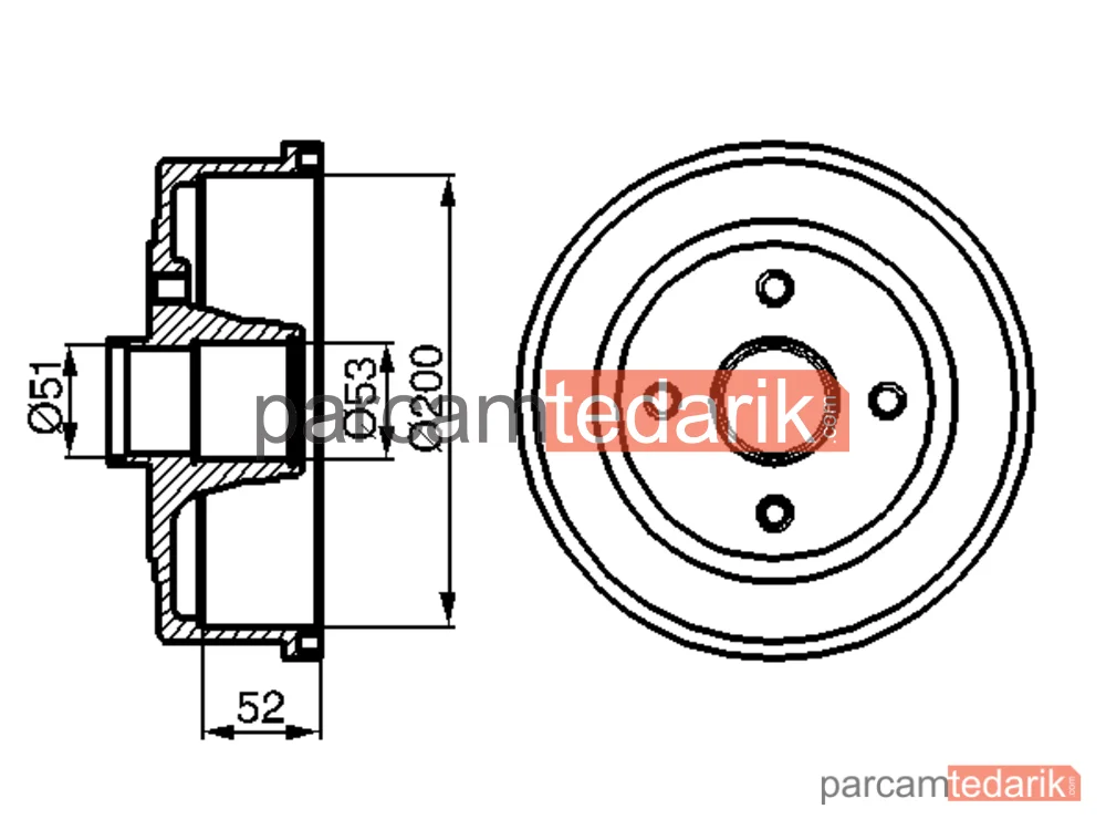 BOSCH 0986477135 | Fren Kampanası — Opel Corsa C