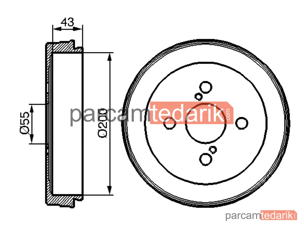 BOSCH 0986477138 | Fren Kampanası — Toyota Yaris Verso