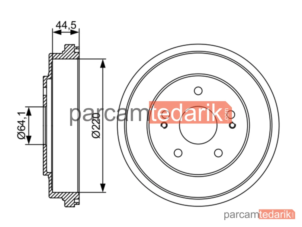 BOSCH 0986477147 | Fren Kampanası — Honda Hr-V, Honda Cr-V I
