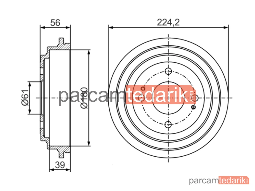 BOSCH 0986477306 | Fren Kampanası