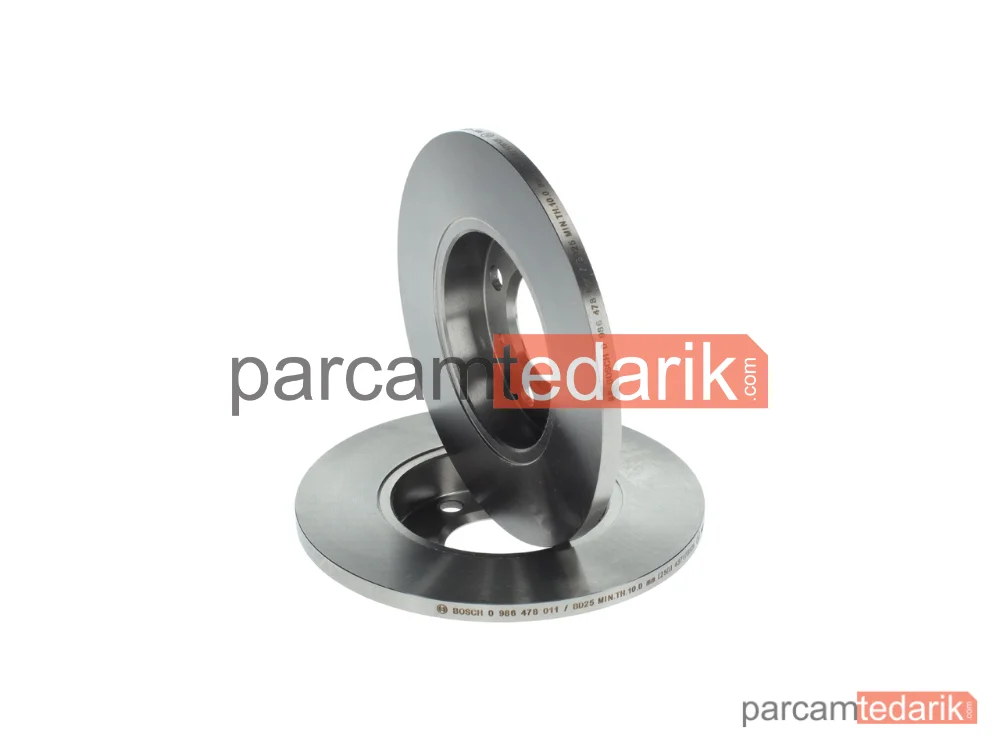 BOSCH 0986478011 | Fren Diski — VW Golf II, VW Scirocco, VW Jetta II