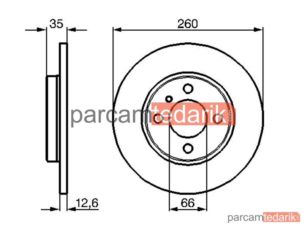 BOSCH 0986478029 | Fren Diski (Ön, 254.7 mm) — BMW 3, BMW 3 Cabrio