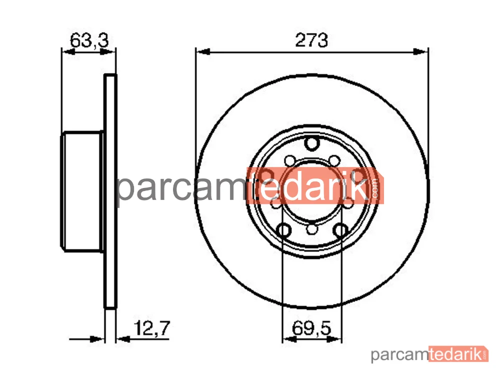 BOSCH 0986478055 | Fren Diski (Ön) — Mercedes-Benz /8, Mercedes-Benz S-Serisi, Mercedes-Benz /8 Coupe