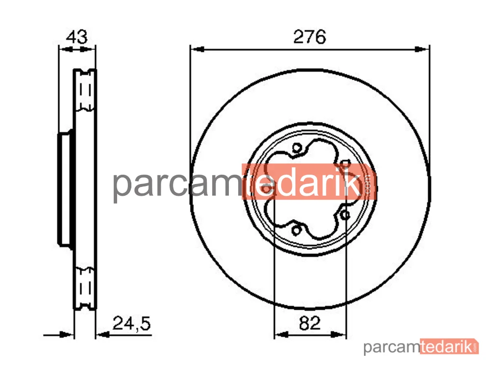 BOSCH 0986479B28 | Fren Diski