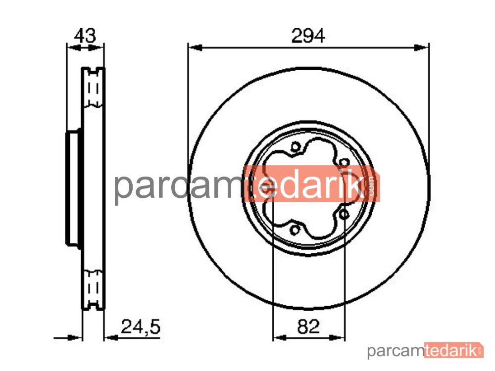 BOSCH 0986479B29 | Fren Diski