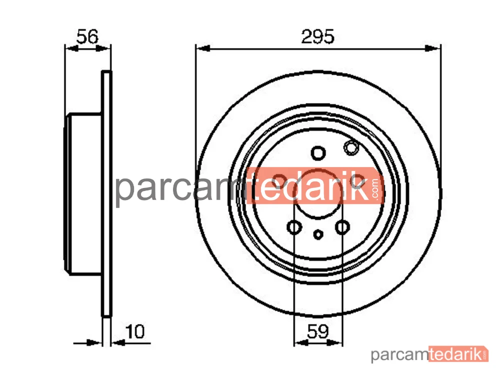 BOSCH 0986478435 | Fren Diski (Ön, 294.7 mm) — Fiat Ulysse, Citroen Evasion Mpv, Lancia Zeta