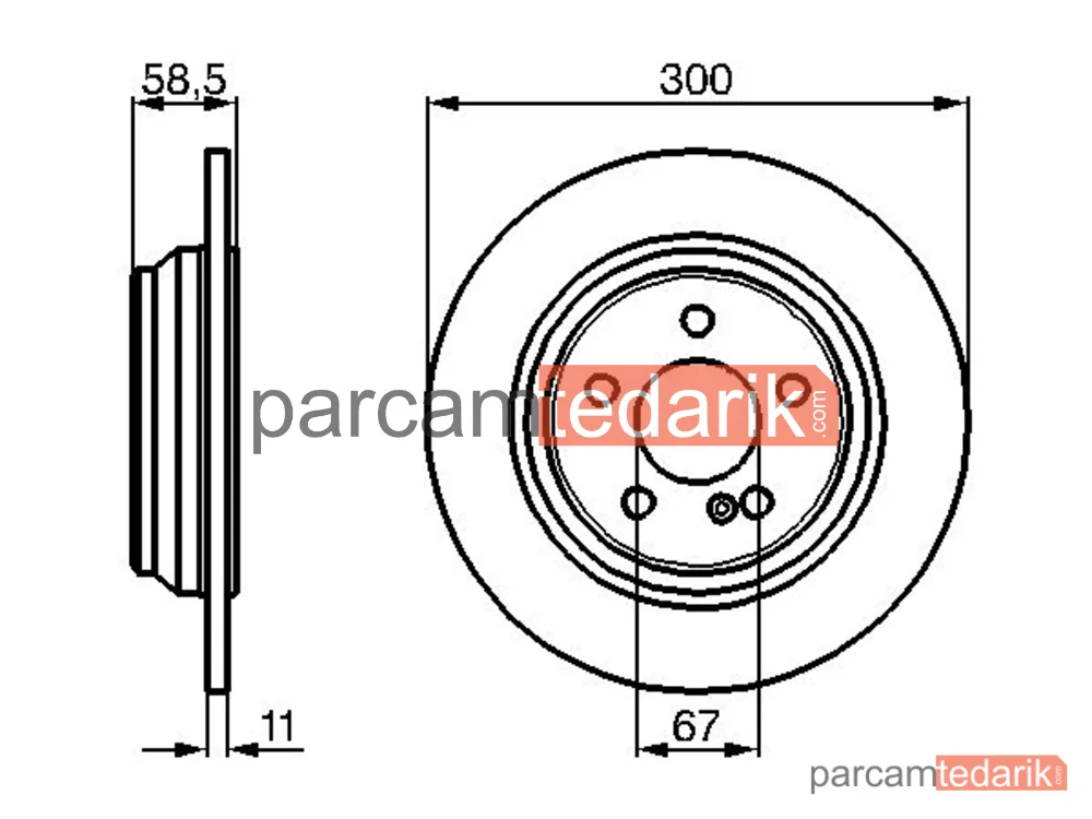 BOSCH 0986478472 | Fren Diski (Arka) — Mercedes-Benz S-Serisi, Mercedes-Benz S-Serisi Coupe