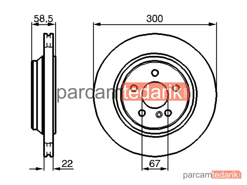 BOSCH 0986478473 | Fren Diski (Arka) — Mercedes-Benz S-Serisi, Mercedes-Benz S-Serisi Coupe