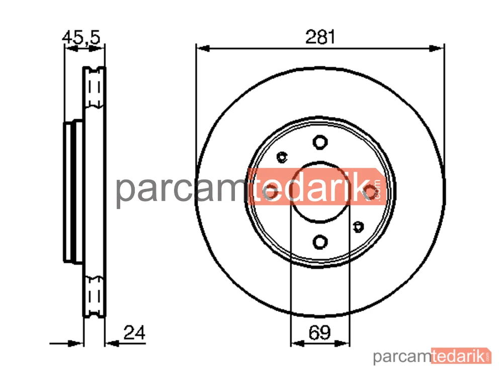 BOSCH 0986479B37 | Fren Diski