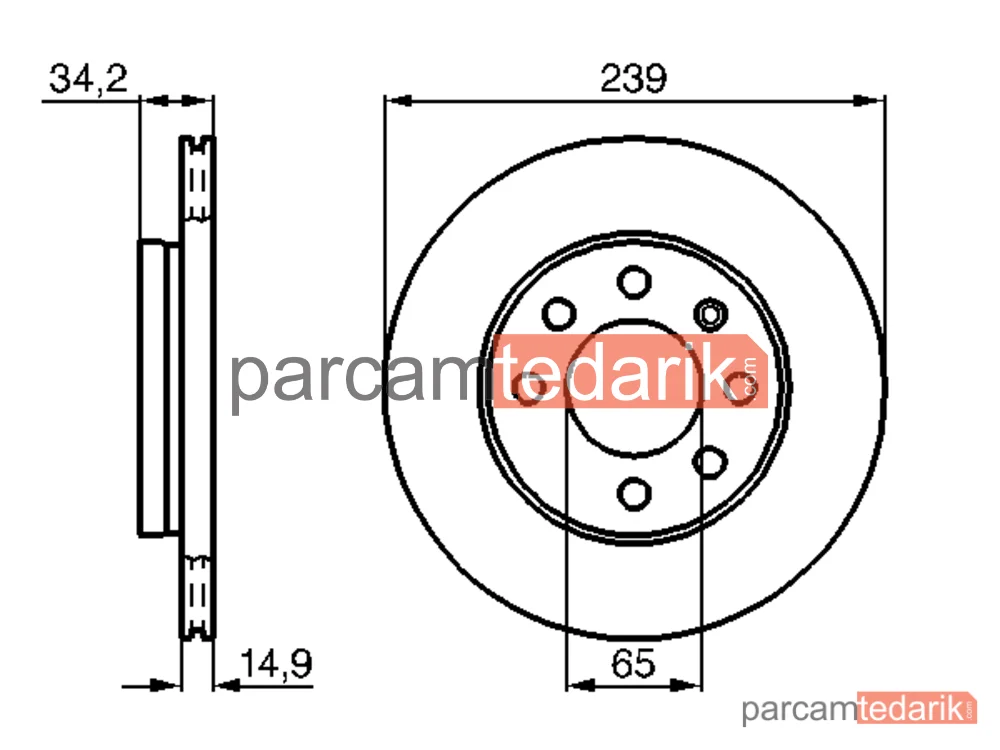 BOSCH 0986479B42 | Fren Diski