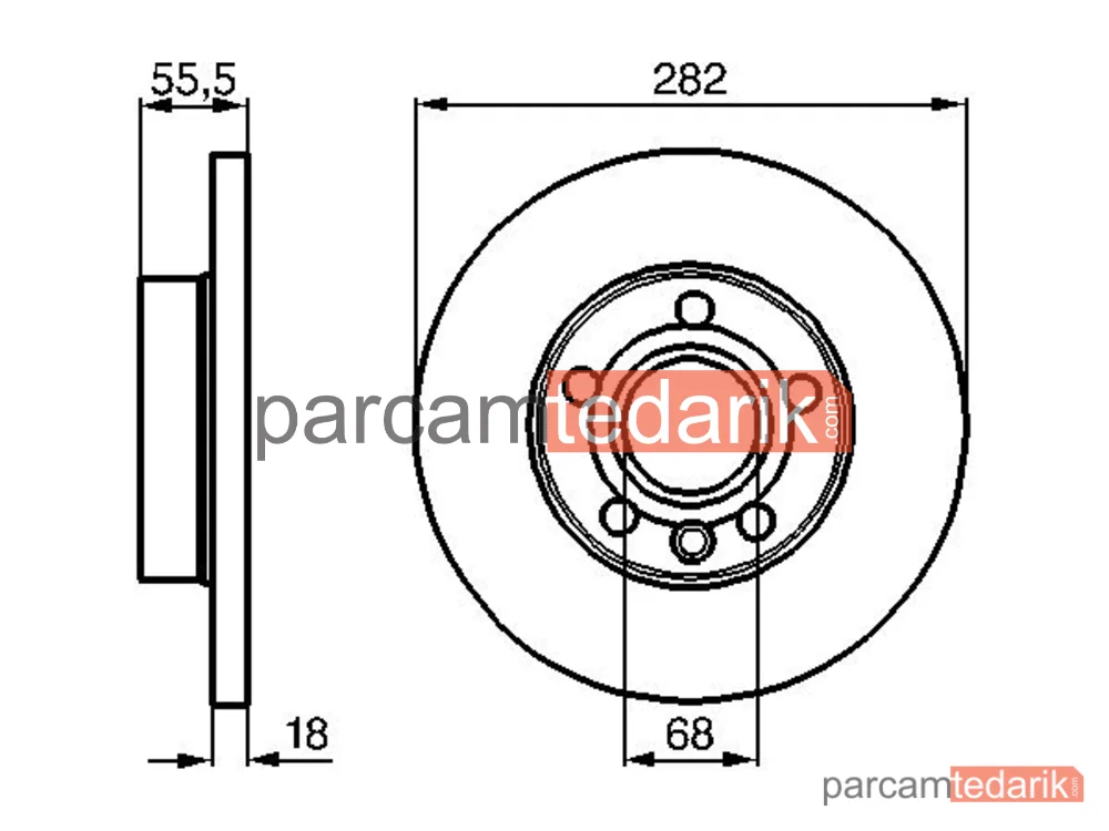 BOSCH 0986479B54 | Fren Diski
