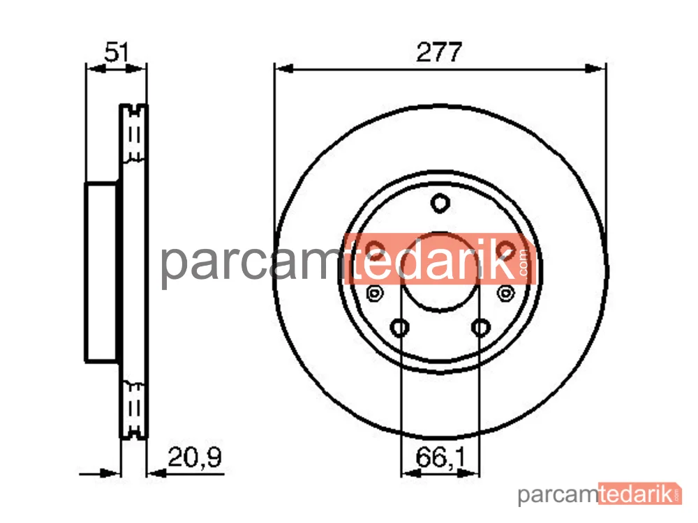 BOSCH 0986478992 | Fren Diski — Land Rover Freelander I, Land Rover Freelander I Soft Top
