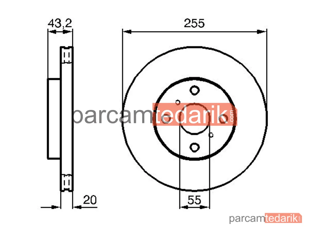 BOSCH 0986479B60 | Fren Diski
