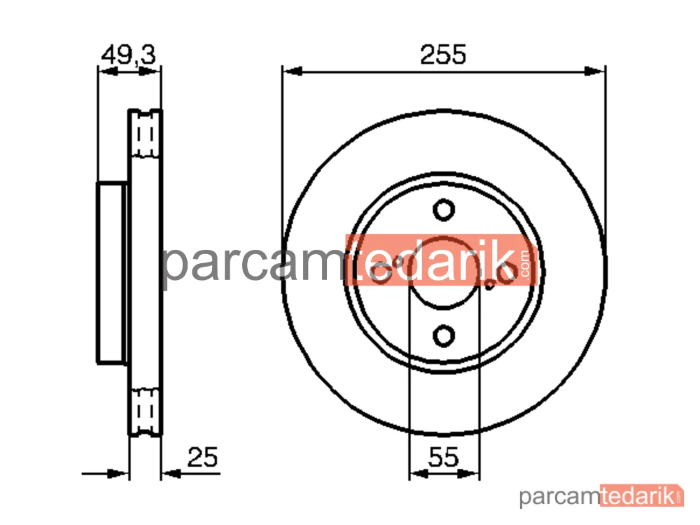 BOSCH 0986479B70 | Fren Diski