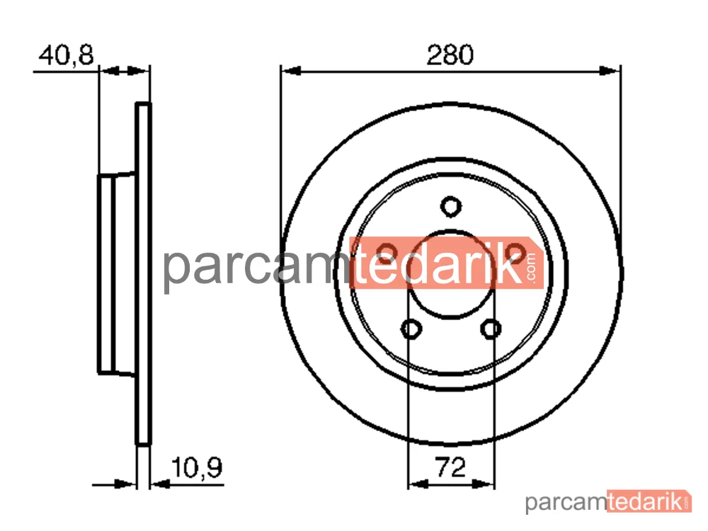 BOSCH 0986479C79 | Fren Diski