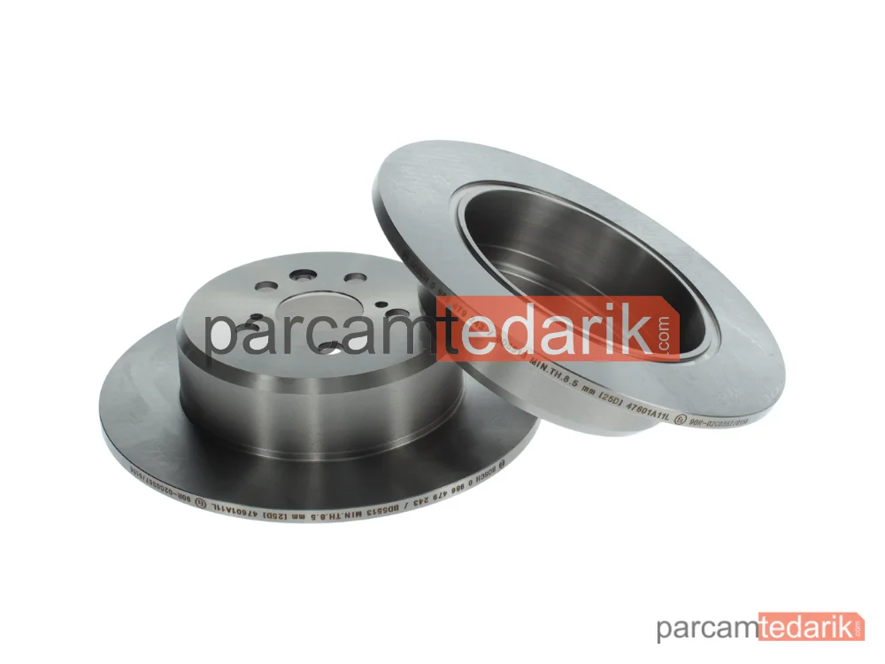 BOSCH 0986479243 | Fren Diski (Arka) — Toyota Avensis, Toyota Avensis Liftback