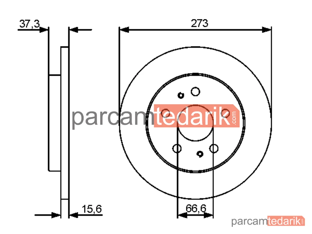 BOSCH 0986479432 | Fren Diski — Daihatsu Terios
