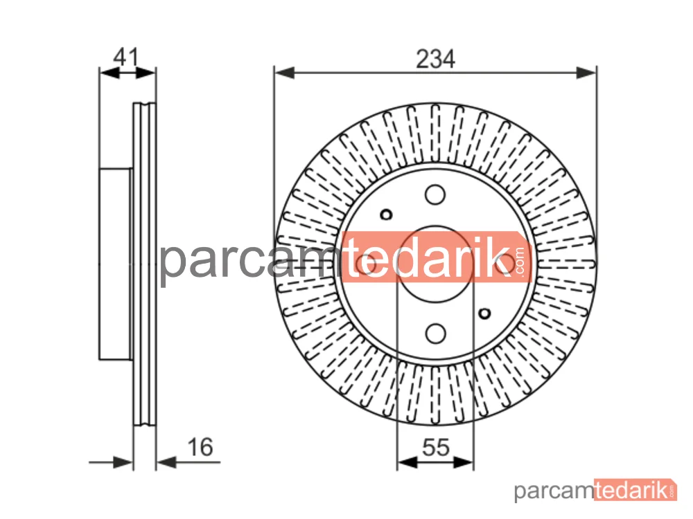 BOSCH 0986479C18 | Fren Diski