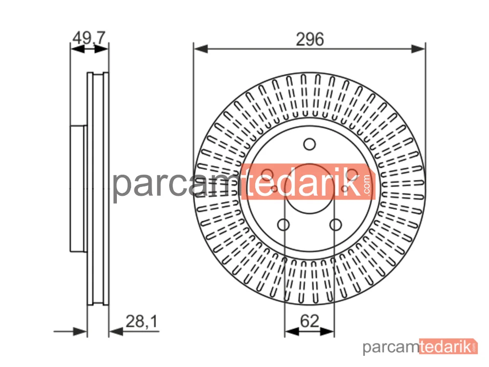 BOSCH 0986479633 | Fren Diski — Lexus IS II, Lexus IS III