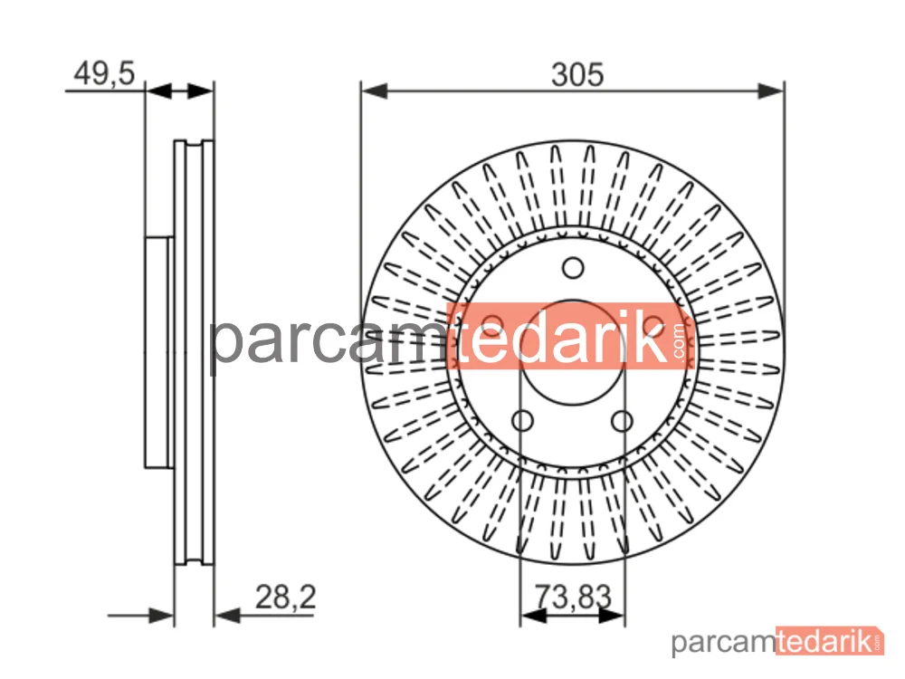BOSCH 0986479698 | Fren Diski (Ön, 326 mm) — Jaguar XF I, Jaguar S-Type II, Jaguar XK II Cabrio