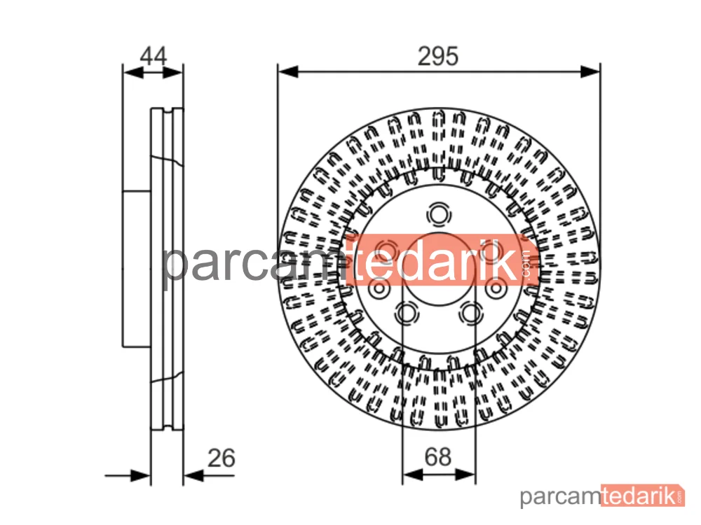 BOSCH 0986479D16 | Fren Diski — Renault Kadjar, Nissan Qashqai II, Nissan X-Trail III