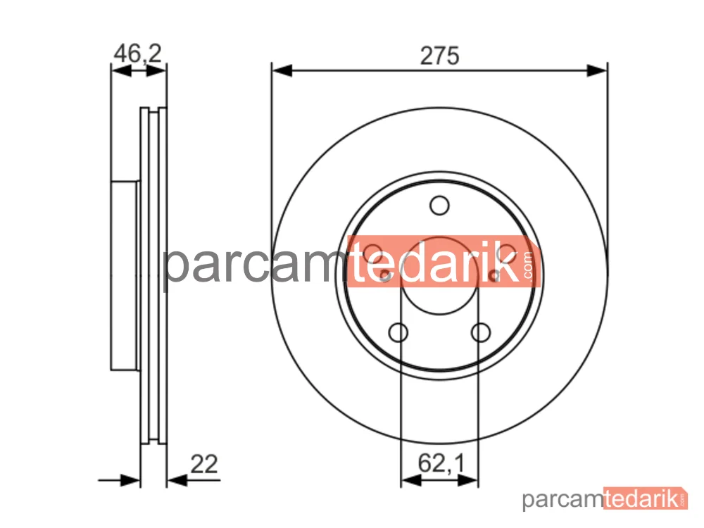BOSCH 0986479R97 | Fren Diski