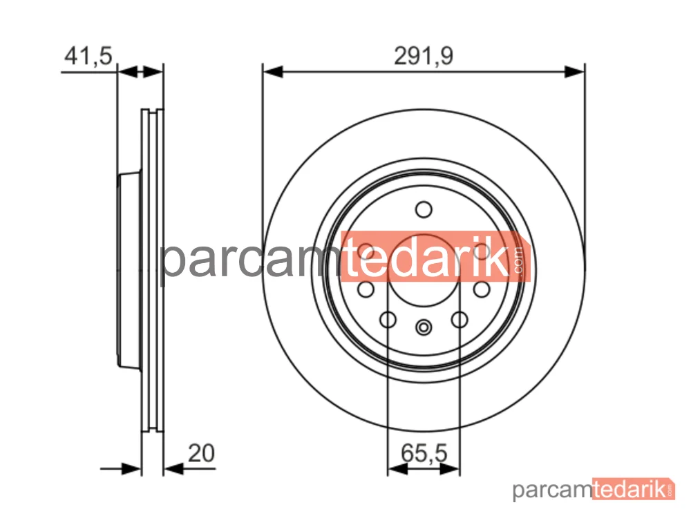 0986479S27 | Fren Diski (Arka, 18 mm)