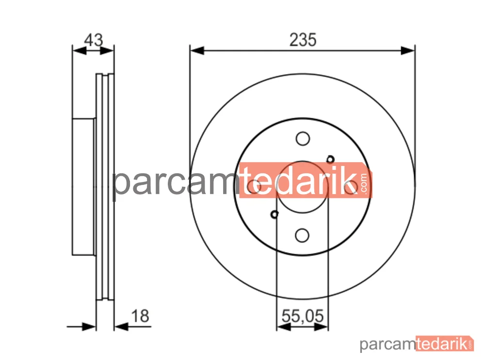 BOSCH 0986479S46 | Fren Diski