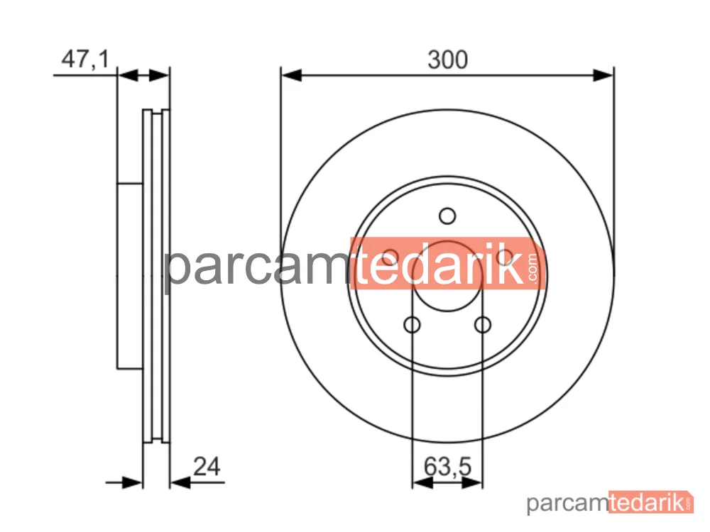 BOSCH 0986479S48 | Fren Diski