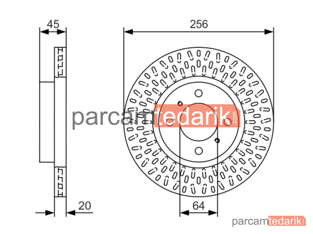 BOSCH 0986479T39 | Fren Diski (Ön, 296 mm)